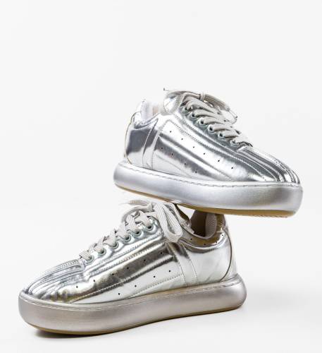 Sneakers dama Golgar Argintii
