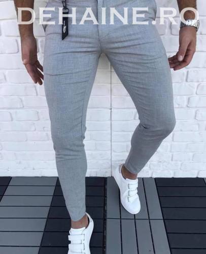 Pantaloni barbati eleganti gri ZR A3862 B2-5