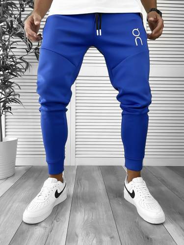 Pantaloni de trening albastri conici 12260 M3-51*