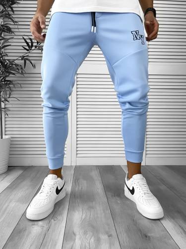 Pantaloni de trening bleu conici 12347 13-4*